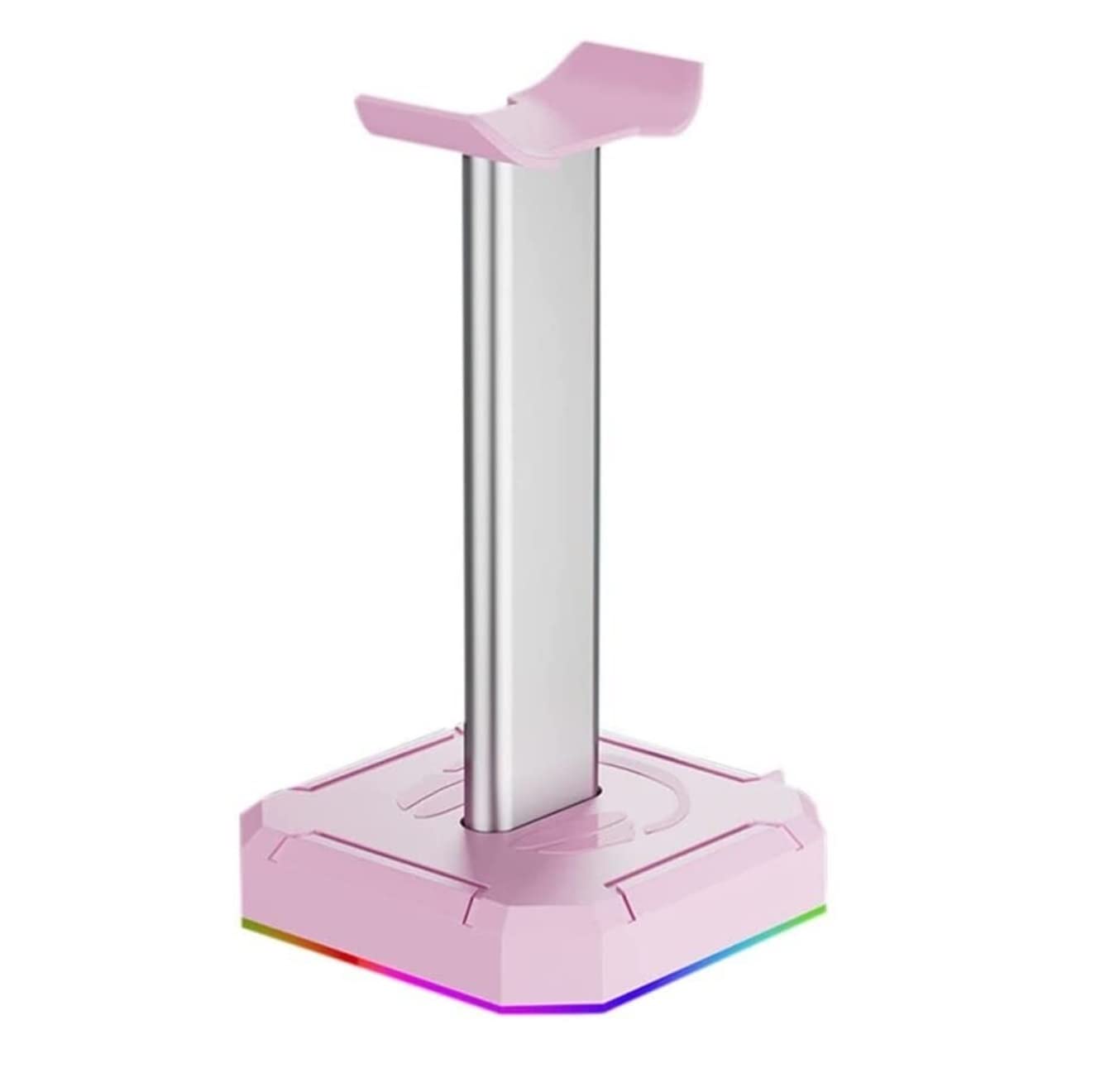 supporto per cuffie, Cuffie da gioco in lega di alluminio Supporto universale for cuffie(Roze)