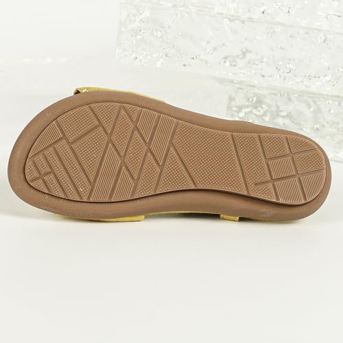 Image of Toddler Girls Sandals Elastic Strap Comfort Soft Princess Flats Summer Cute Bowknot Summer Shoes