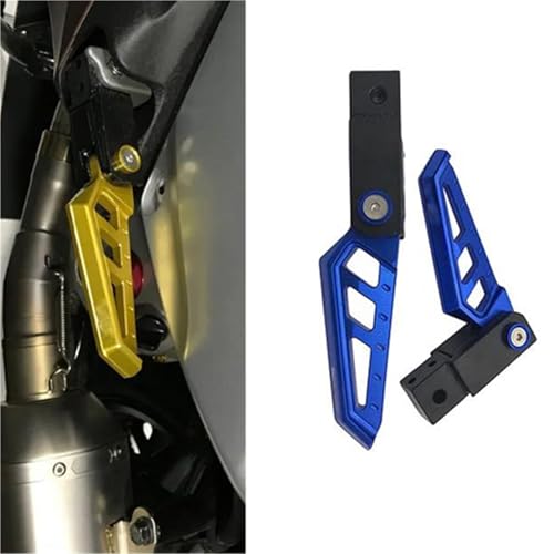 �o�C�N���i ��]���t�b�g�p�b�h �ɓK�����郄�}�n X-MAX XMAX250 2014-2020 2019 2018 2017 2016 2015 �t�b�g���X�g �X�s�j���O�y�_���v���[�g �y�O�p�b�h �o�C�N�p���A(Blue)