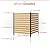42in H x 38in W (2 Panels) No Dig Enclo Charleston Cedar Wood Privacy Screen, Ideal Outdoor Privacy Wall, Pool Equipment Enclosure, Trash Can Enclosures, Air Conditioner Fence, EC18009