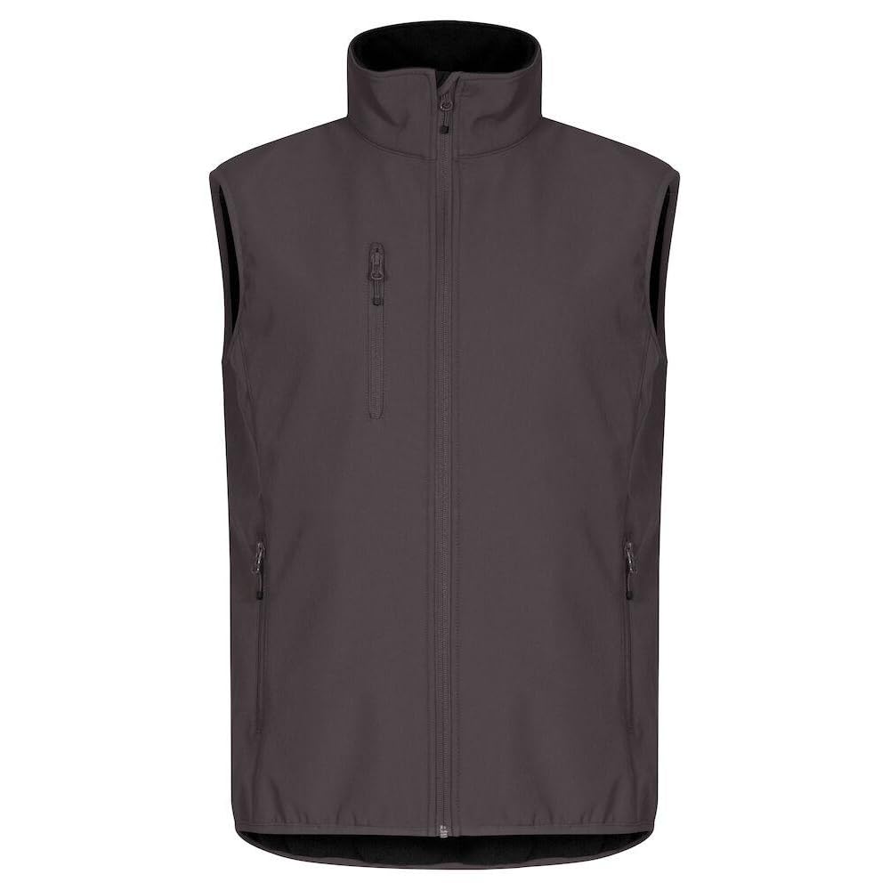 CliQue Mens Classic Soft Shell Jacket (3XL) (Dark Grey)