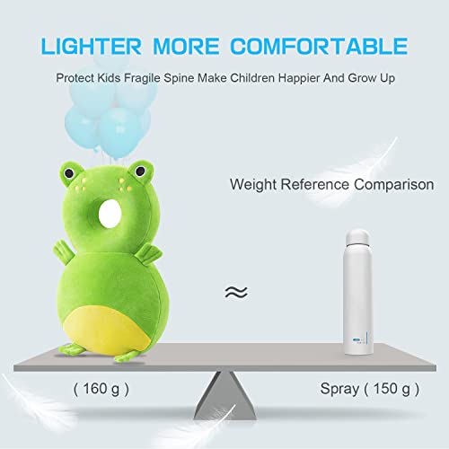 Miniatura 4 de Jinyjia Almohada Protección Para La Cabeza Del Bebe, Protector De Cabeza De Bebé Ajustables, Suave Anti-Caídas Soporte Para La Cabeza Del Bebé, Para Edad 4-24 Meses Bebé, Rana