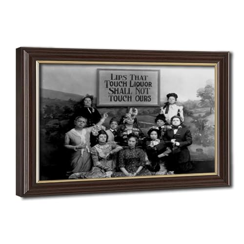 Impression sur toile Lips That Touch Liquor pour habiller un grand mur de bureau vide