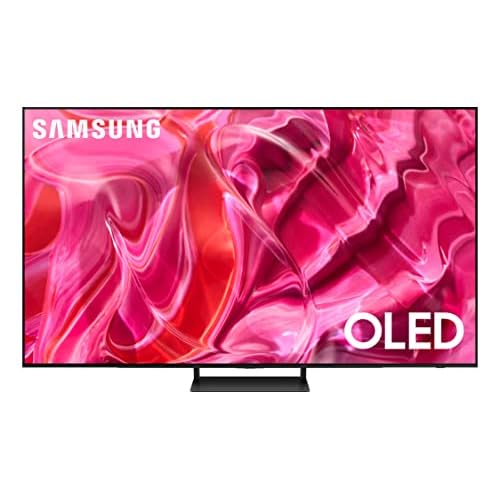 SAMSUNG 65-Inch Class OLED 4K S90C Series Quantum HDR, Dolby Atmos Object Tracking Sound Lite, Ultra Thin, Q-Symphony 3.0, Gaming Hub, Smart TV with Alexa Built-in (QN65S90C, 2023 Model), Titan Black