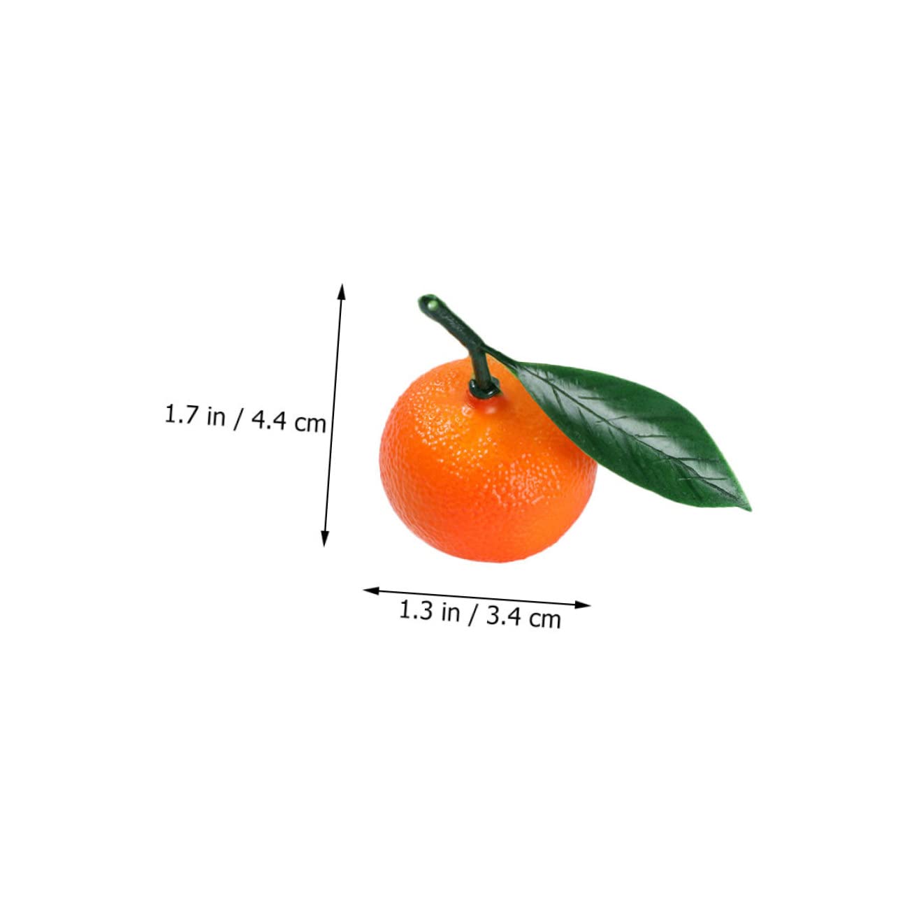 MAGICLULU 5 Sätze Modell Mit Gefälschten Orangen Obst-Modell- Kalk Zitrone Kunstobst Künstliche Früchte Künstliches Orangen-modelldekor Naturgetreue Fruchtdekorationen PVC 10 Stück * 5