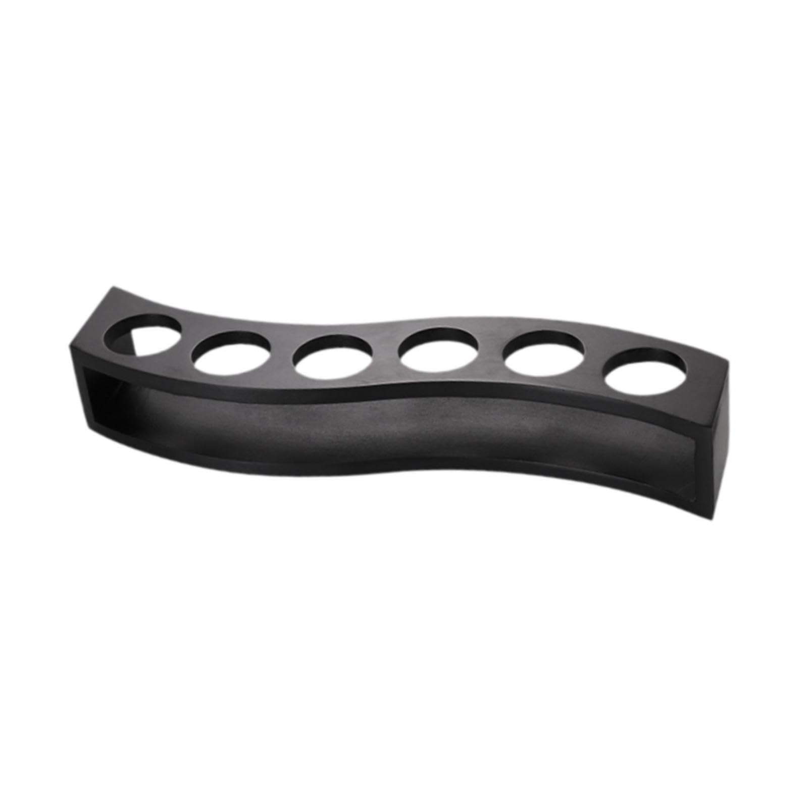 THE STYLE SUTRA Glass Cup Rack 6 Hole Serving Tray Glass Rack for Coffee Events Cabinet-image-30