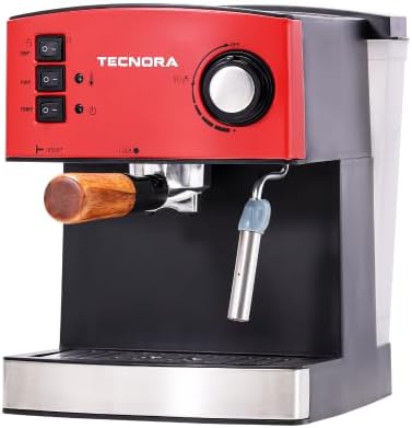 Barista Viva Coffee Machine, Espresso Machine (Crimson Red)