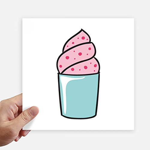 Autocollant de 20 cm de glace rose pour customiser et masquer les rayures