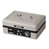 カール事務器 手提げ金庫 キャッシュボックス そとレジ A6 グレー CB-8250-D