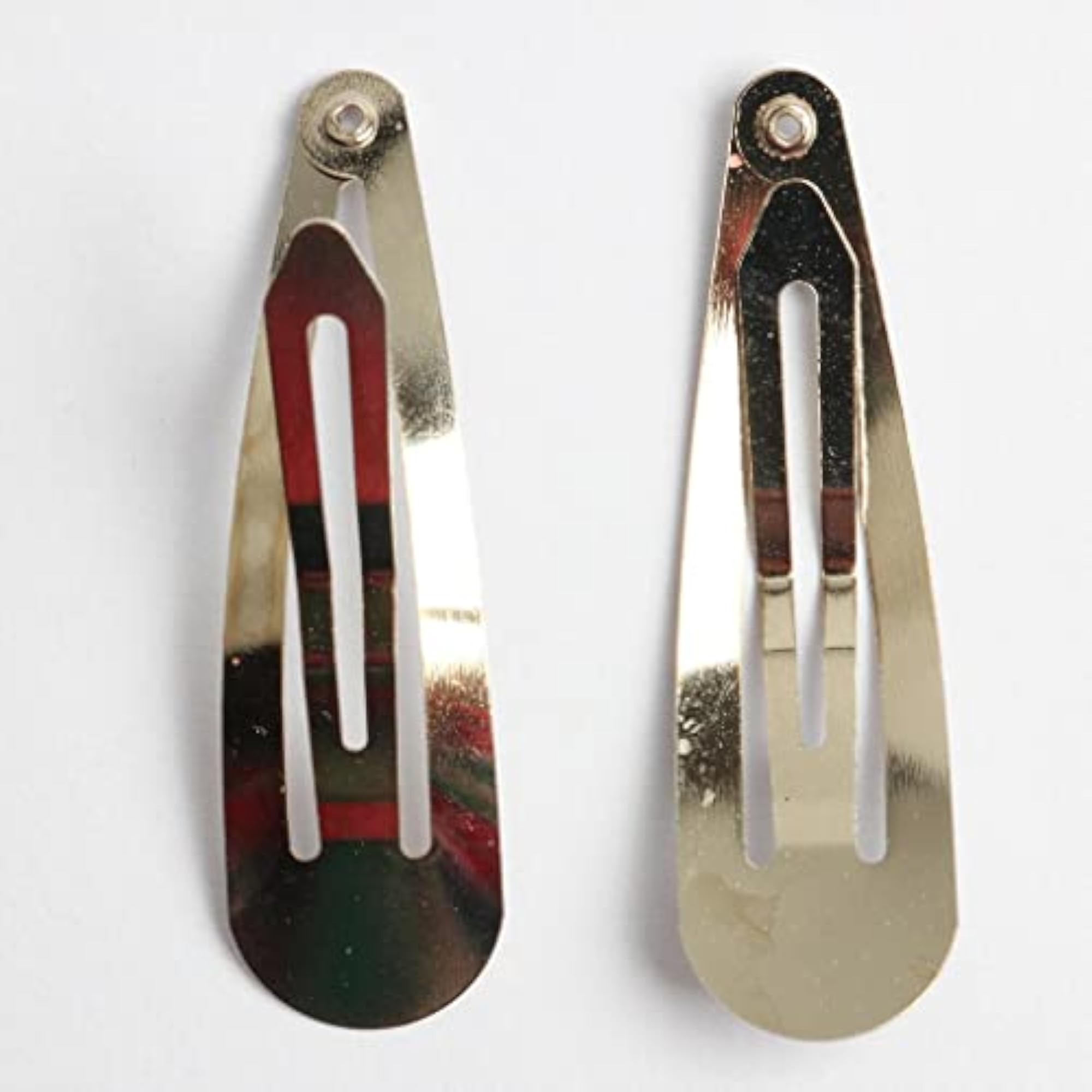 4x50 Pieces Cute Hair Clips Snap Barrettes DIY Set