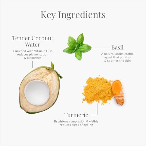 Forest Essentials SUN FLUID Tender Coconut Water with Turmeric & Basil Leaf SPF 50 | PA + + | Lightweight Non-sticky Sunscreen, No White Cast, UVA & UVB Protection | For Dry,... - Image 5