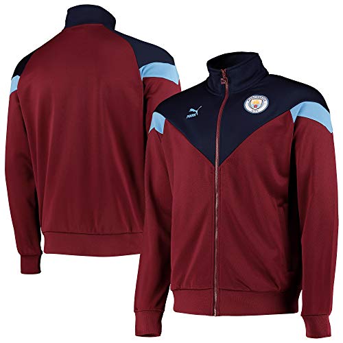 PUMA MCFC Iconic MCS Track Jacket Cordovan/Peacoat XL