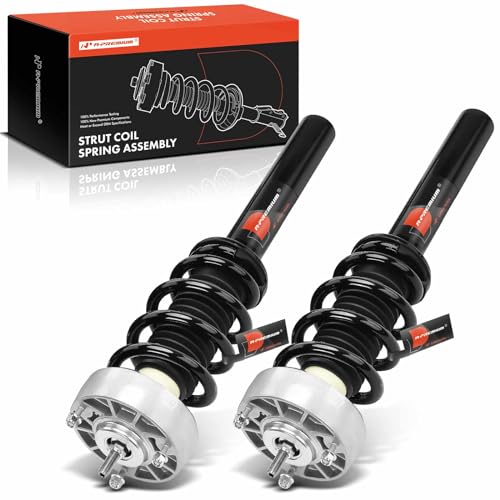 A-Premium Front Pair (2) Complete Strut and Coil Spring Assembly Compatible with BMW F15 Series X5 2014-2018, F16 Series X6 2015-2019, AWD, Driver and Passenger Side