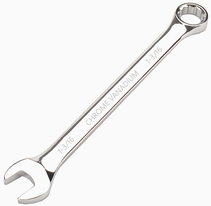 FLZOSPER SAE Wrench,12-Point Box End Head Combination Wrench Spanner (1-3/16 in.)
