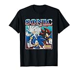 Sonic The Hedgehog Silver Sonic & Shadow Group Shot T-Shirt