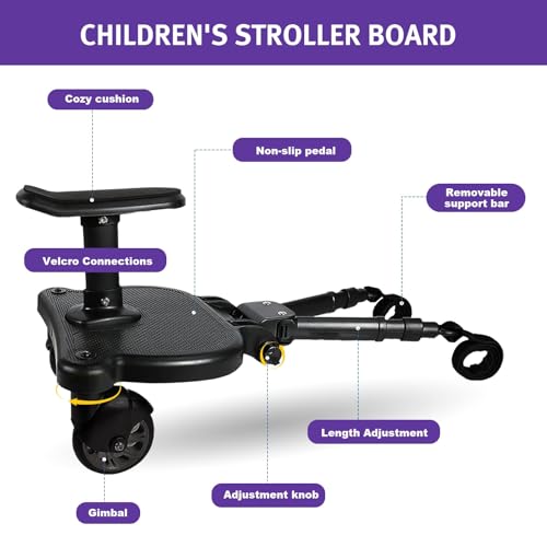 Image of Universal Stroller Board with Detachable Seat