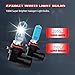 ZPXGIZT Light Bulbs Fit For Ford Fiesta 2011-2013, 9005 H11 High Low Beam High Performance Halogen Headlight Bulb Combo, 6000K White Light, Pack of 4