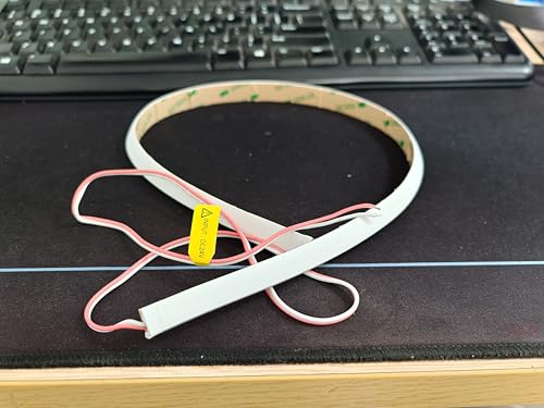 Shine Decor 24V Silicone Neon White Strip Light, Cool White 36