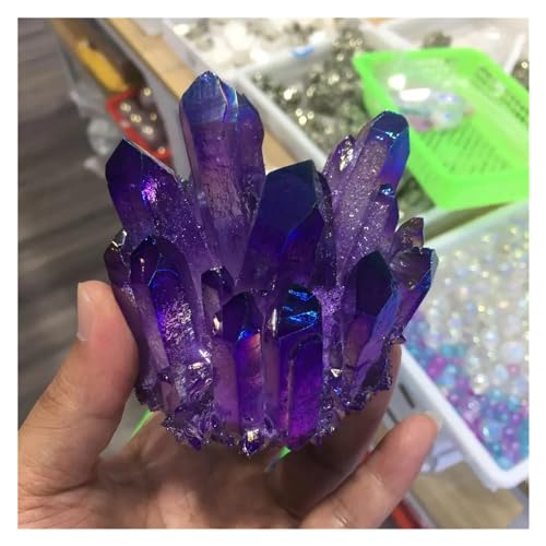 Améthyste naturelle de mine en amas de cristal pour la purification
