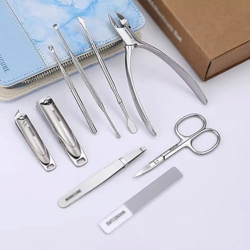 Kit de manucure complet marron pour une pédicure relaxante à la maison