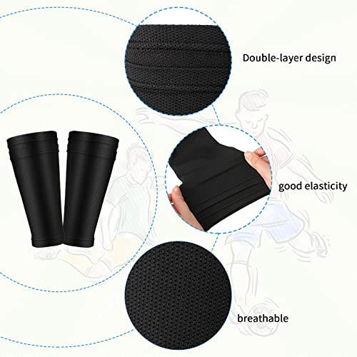 Skylety Shin Guard Sleeves Soccer Youth Calf Support Compression Sleeves Football Leg Sleeves For Men Kids Adult Sports (4 Pairs) #TOP2