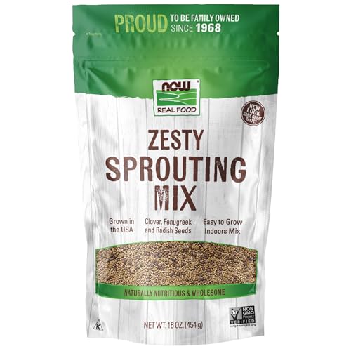 Now Foods Zesty Sprouting Mix, 16 Ounce