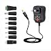 Belker 12W 3V 4.5V 5V 6V 7.5V 9V 12V Adjustable Voltage Universal AC/DC Adapter Power Supply for Household Electronics - 1A Max. [BN]