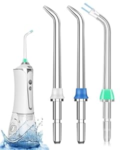 HUVZOR 3 stuks vervanging klassieke jettips tandheelkundige watersproeiers accessoires voor waterpik water flossers (zoals WP-100) en andere monddouches