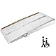 Rollstuhlrampe Klappbar, gardhom Rollstuhlrampe für Treppen 214cm, 362kg LadekapazitäT Anti-Rutsch, Extrabreit 72cm Schwellenrampe füR Heimtreppen Treppen TüRen