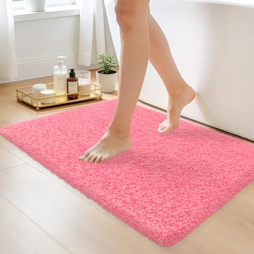 ATRUG �o�X���[�����O 76.2cmx50.8 cm�A�G�N�X�g���\�t�g �z���� �v���b�V�� �o�X�}�b�g �S�����n ���� ����@�􂢉\ �o�X�}�b�g �������� �� �V�����[ �Q���p �s���N