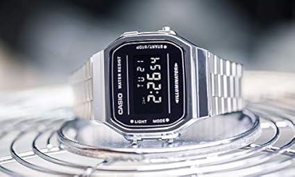 Casio A168WEM-1 Men's Youth Collection Mirror Dial Alarm Chronograph  Illuminator Digital Watch : Clothing, Shoes \u0026 Jewelry - Amazon.com