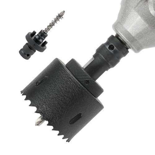 Brocas de grabación, corona de perforación de metal de 1,3 cm, soporte de precisión antideslizante para madera, cerámica, arcilla, yeso, con construcción robusta de larga duración