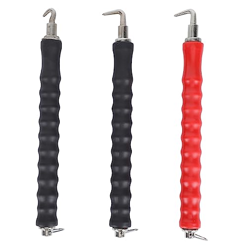 KICHOUSE S Hooks Tie Tool Steel Bar Twisting Hooks Wire Twisting Tool Semi-Automatic for Construction