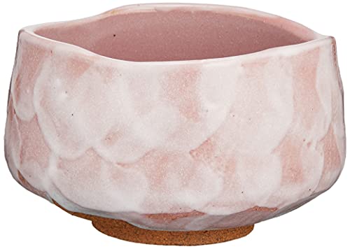 エールネット ピンク粉引き 抹茶碗 美濃焼