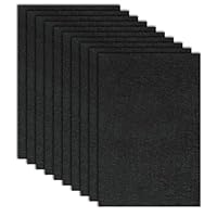 Filz Schwarz zum Basteln, 10 Stück Bastelfilz 1mm Schwarzer Filz Basteln 20 x 30cm Filzstoff Bastelfilz Quadrate für DIY Projekt