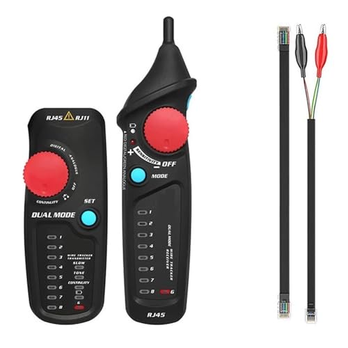 Probador red multifuncional FWT82 con identificación precisa de cables POE