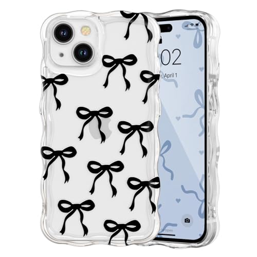 Coque iPhone 15 Plus nœud papillon idée cadeau anniversaire original pour femme et fille