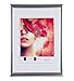Produktbild IDEAL TREND Moderner Bilderrahmen mit echtem Glas für wertvolle Erinnerungen Bilder Foto Rahmen mit abgerundetem Profil: Farbe: Silber | Format: 50x70