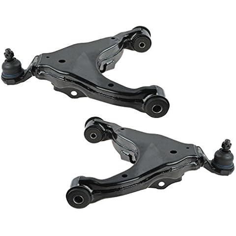 TRQ Front Lower Control Arm with Ball Joint Set Compatible with 2005-2015 Toyota Tacoma Cover