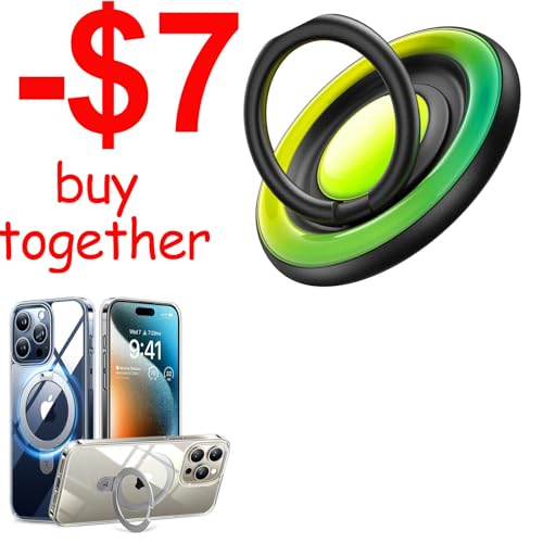 Magnetic Case & Magnetic Phone Grip Ring Holder Kickstand Spinner