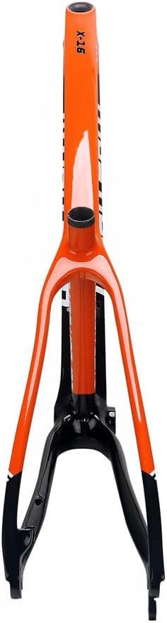 Carbon Bike Frame 27.5er 29er Hardtail Mountain Bike Frame 15/17/19'' Disc Brake Frame Thru Axle 142mm QR 135mm Interchangeable,with Accessories(Orange,29 * 17'')