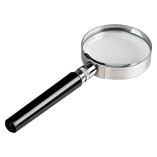 MQPALZKD 10X Professional Magnifying Glass Jewelry Reading Loupe For Coins