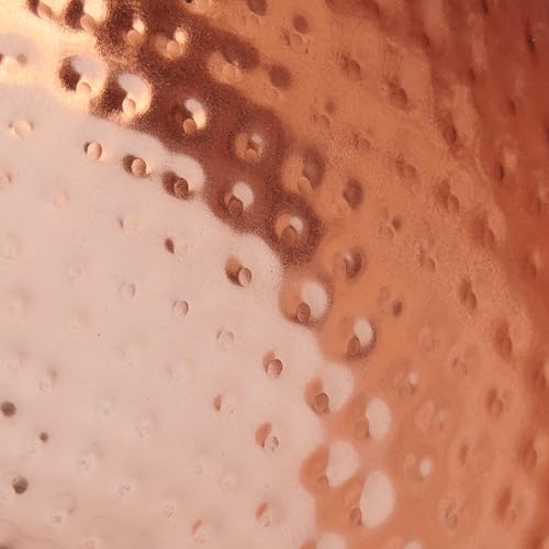 Creative Co-Op DA7390 Round Hammered Metal Bowl, Copper Finish thumb #4