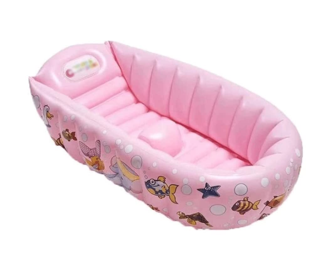 TOTIKI Paddling Pool Paddling Pools Swimming Pool Summer Water Fun Bathtub Inflatable For Indoor And Outdoor Backyard Garden Garden(Pink)