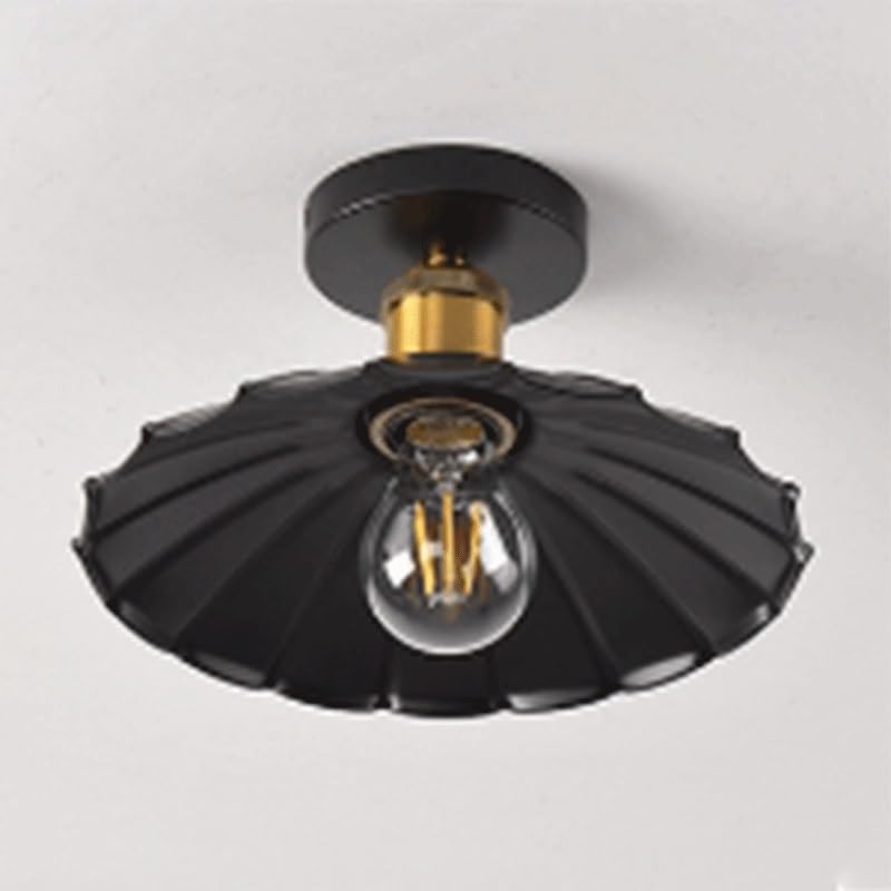 Plafonnier rétro nordique noir pour illuminer chaleureusement votre salon moderne