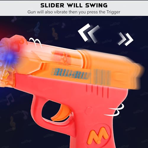 Image of Zest 4 Toyz Electric Toy Gun for Kids with Dazzling Lights and Sound Effects Fun Exciting Play Musical Toy Gun for Boys and Girls - Assorted Colour