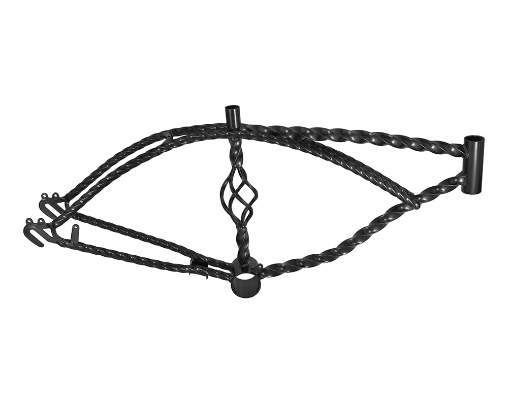 Lowrider Bike 20 Cage Twisted Frame Black.