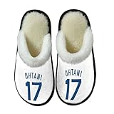 [ゆき] 大谷翔平 スリッパ 室内 ルームシューズ 冬 ボア 洗える 滑り止め 起毛 暖かい 歩きやすい メンズ レディース おしゃれ キャラクター