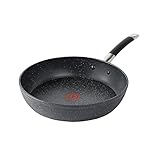 T-Fal Stone Force Platinum Non Stick Fry Pan 12 Inch, Oven Broiler Safe 400°F, Perfect for Frying, Sautéing, Searing, & Pan-Roasting, Cookware Skillet, Must Have, Pots & Pans, Dishwasher Safe, Black
