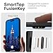 FLOLAB Surtect Tri-Fusion Magnetic for iPhone 17 Pro Max Case Protective Slim Design Magsafe Compatible Military Grade - Full Black Matte Translucent